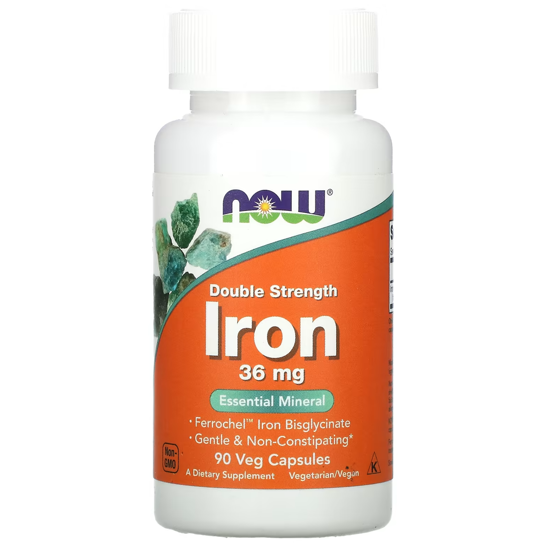 NOW IRON 36MG FERROCHEL(R) 90 VCAPS