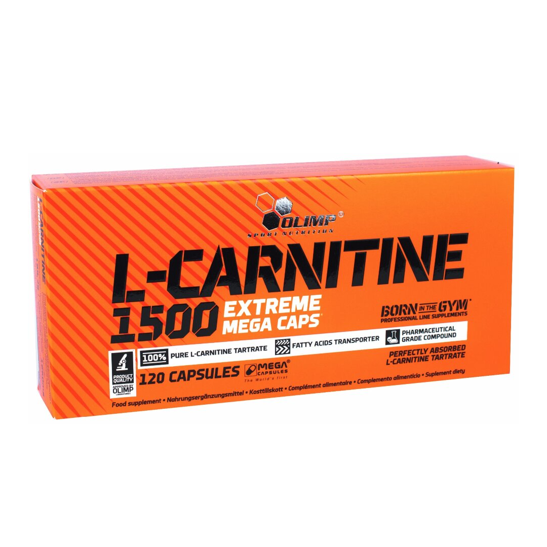 OLIMP L-Carnitine 1500 Extreme Mega Caps® 120 caps.