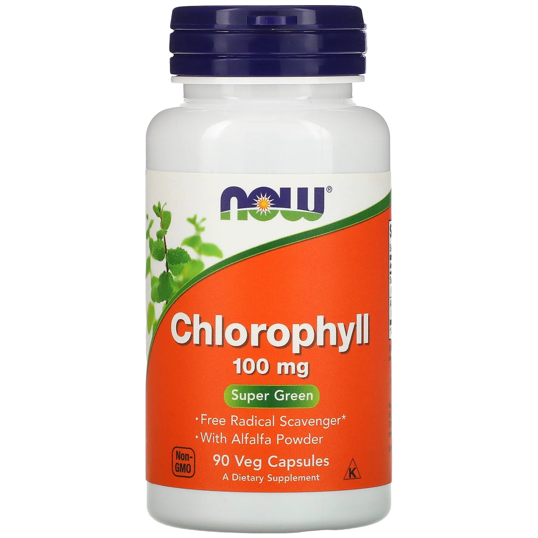 NOW CHLOROPHYLL 100 მგ 90 VCAPS