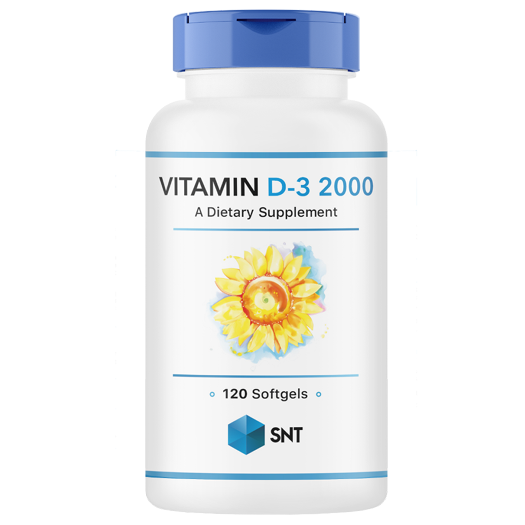 SNT ვიტამინი D3 რბილი გელი 2000 iu 120