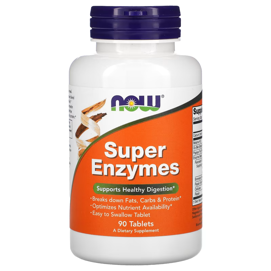 NOW SUPER ENZYMES 90 TABS