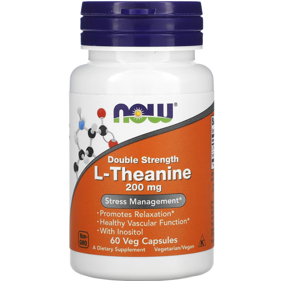 NOW THEANINE 200 MG 60 VCAPS