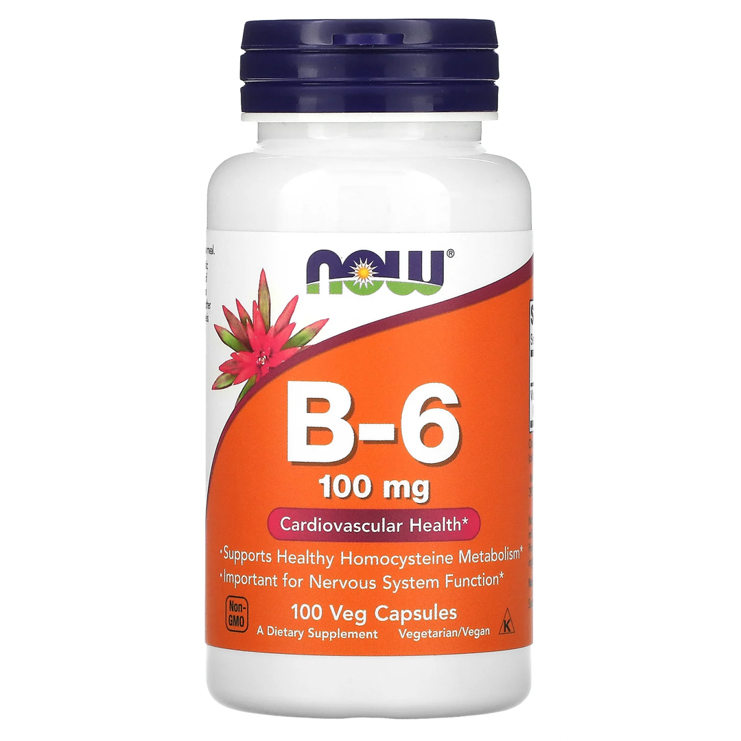 NOW B-6 100 მგ 100 VCAPS