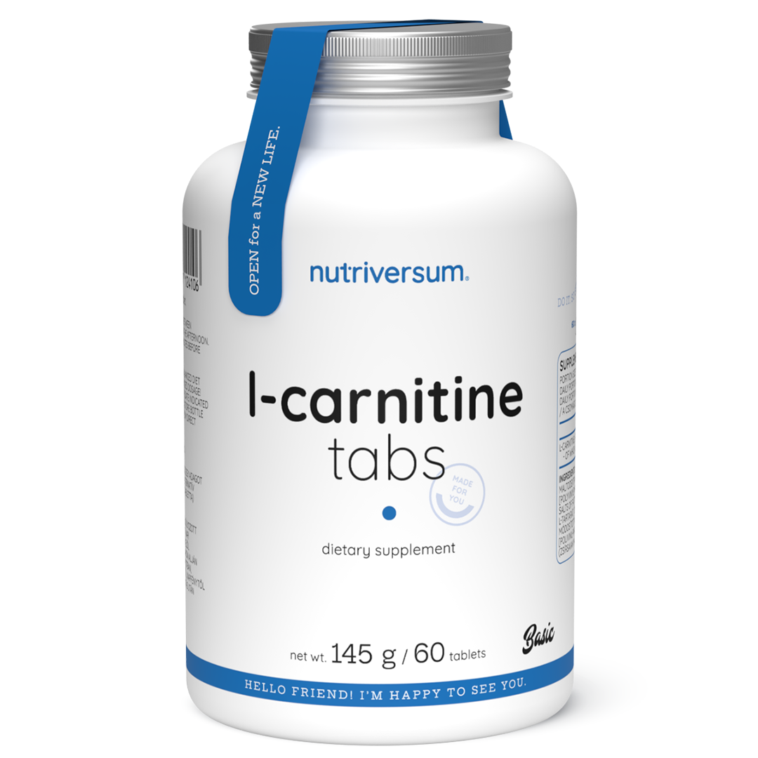 Nutriversum - BASIC - L-carnitine 1500 მგ RUS 60 ტაბლეტი