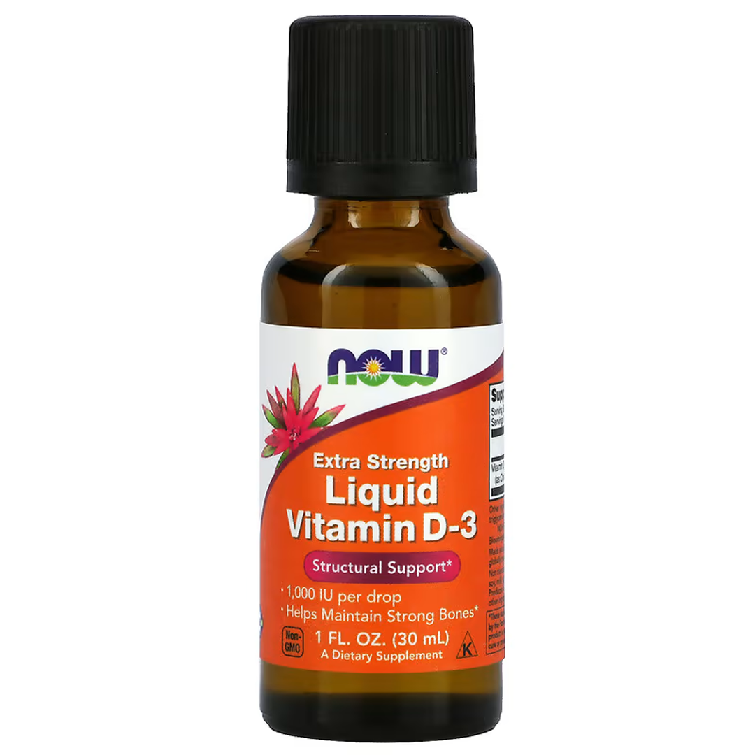 NOW EX STR LIQUID VIT D-3 1000 სე/წვეთი 1 FL OZ