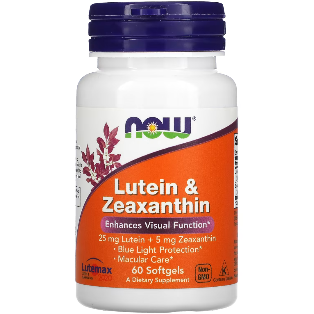 NOW LUTEIN & ZEAXANTHIN (LUTEMAX 2020) 60 ლარი