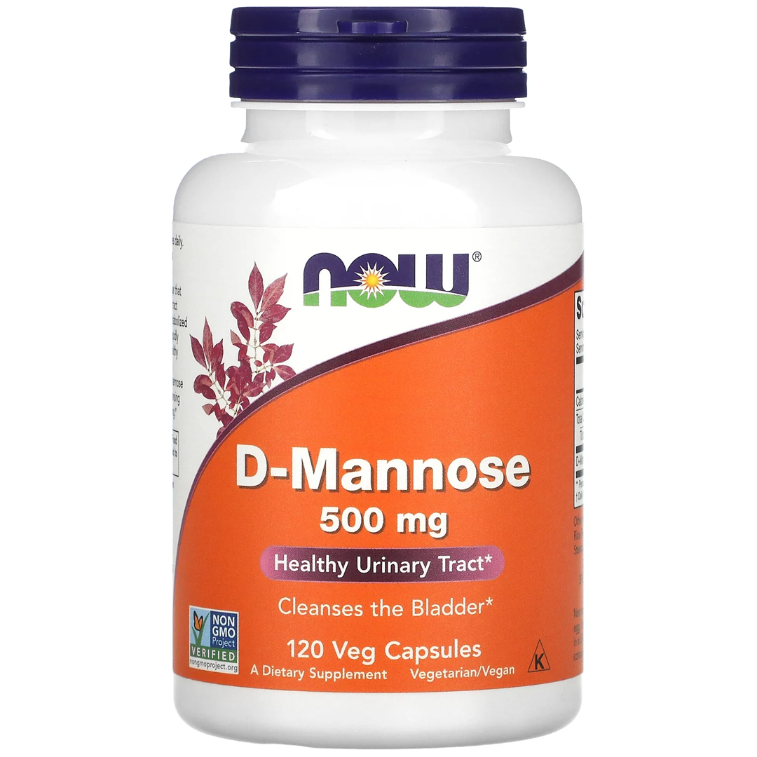 NOW D-MANNOSE 500MG 120 VCAPS