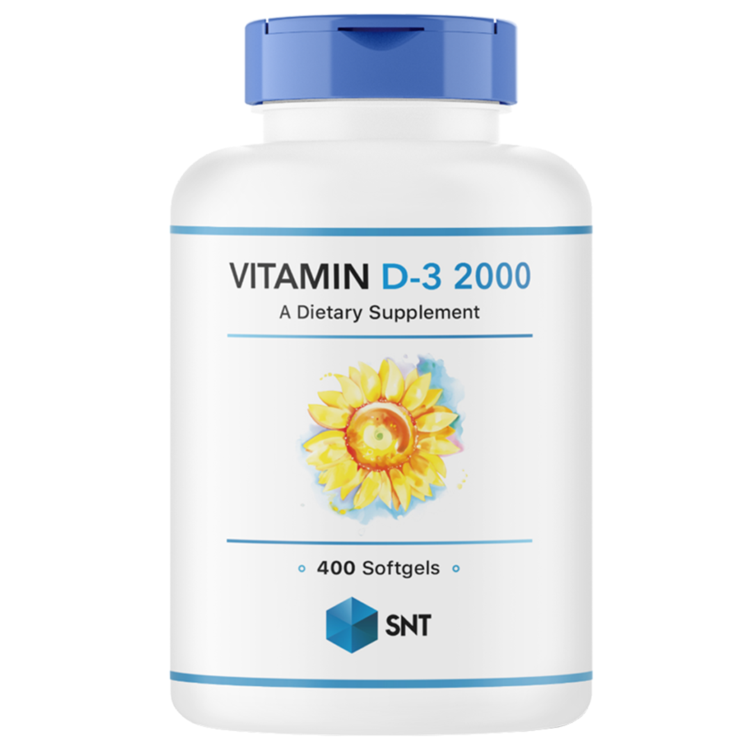 SNT ვიტამინი D3 რბილი გელი 2000 iu 400