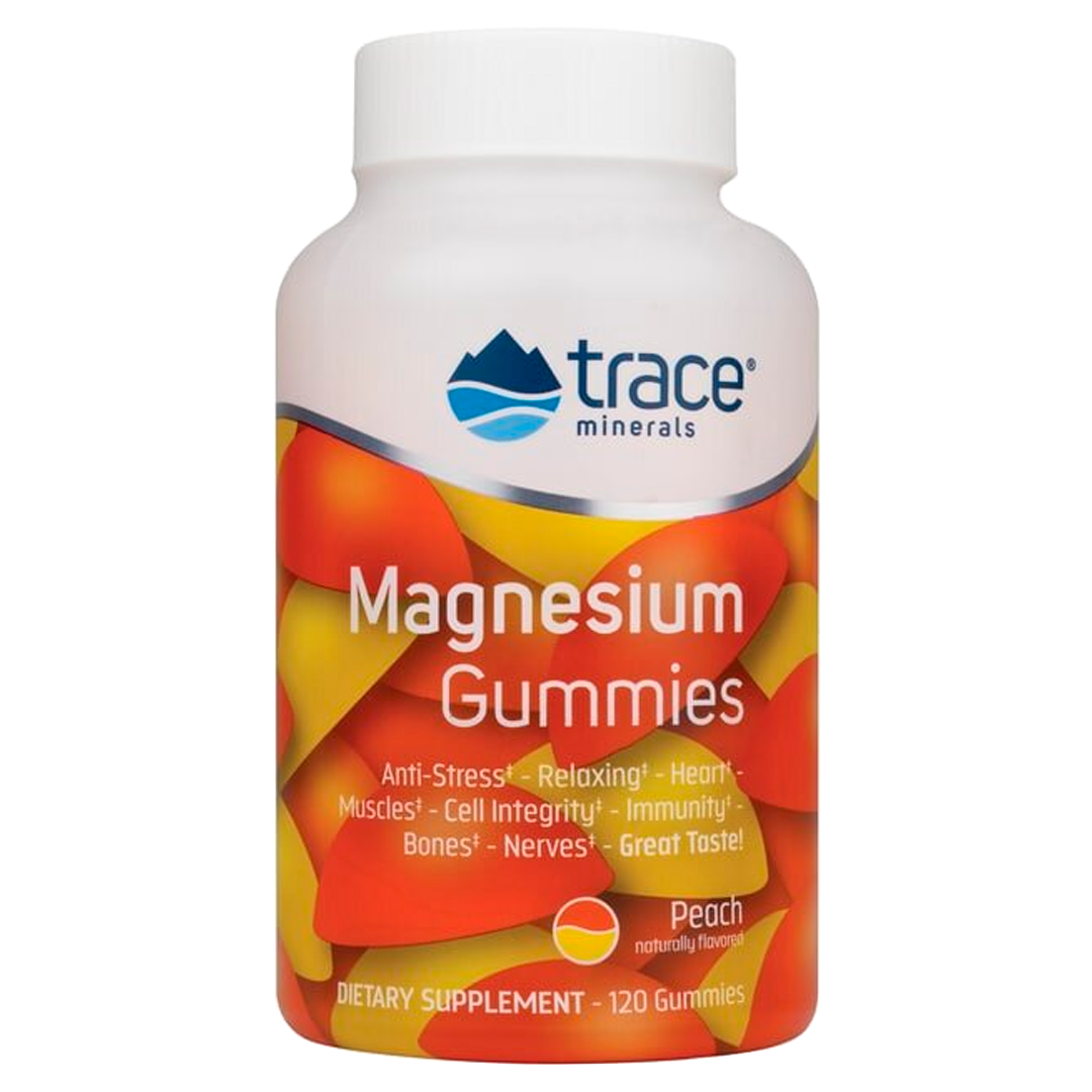TRACE Minerals Magnesium Gummies - ატამი 120 კტ