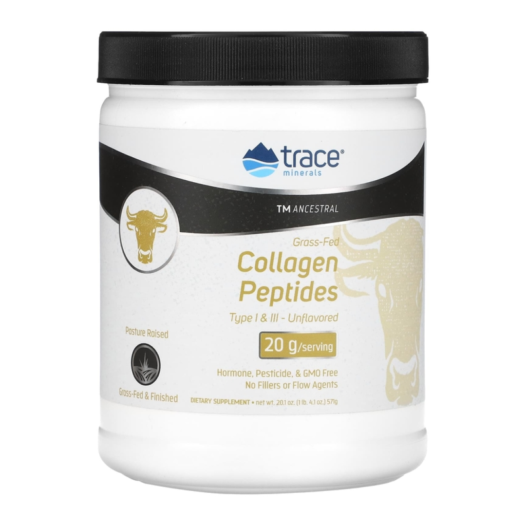 TRACE Minerals Ancestral Collagen Powder 28 სერვირების ქილა