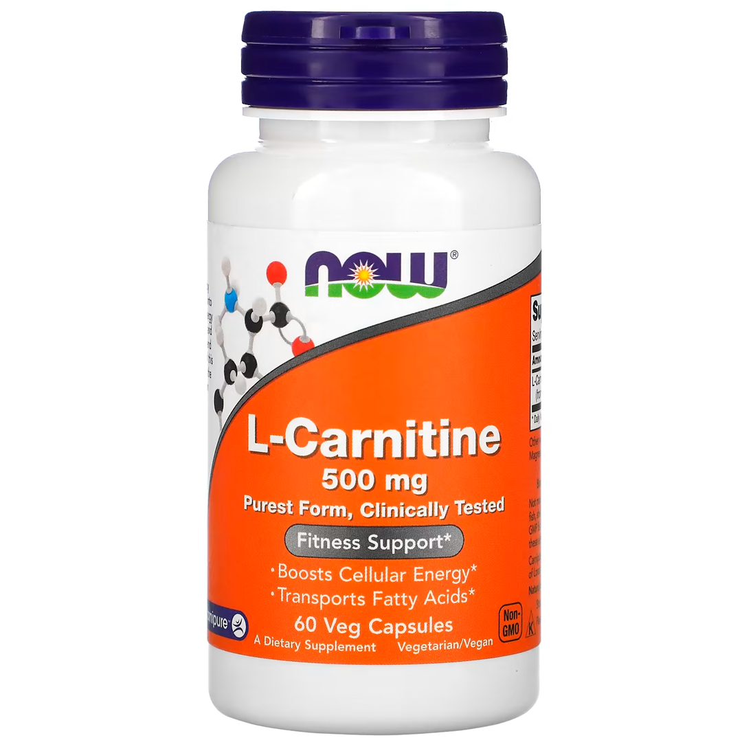 NOW CARNITINE 500 მგ 60 VCAPS
