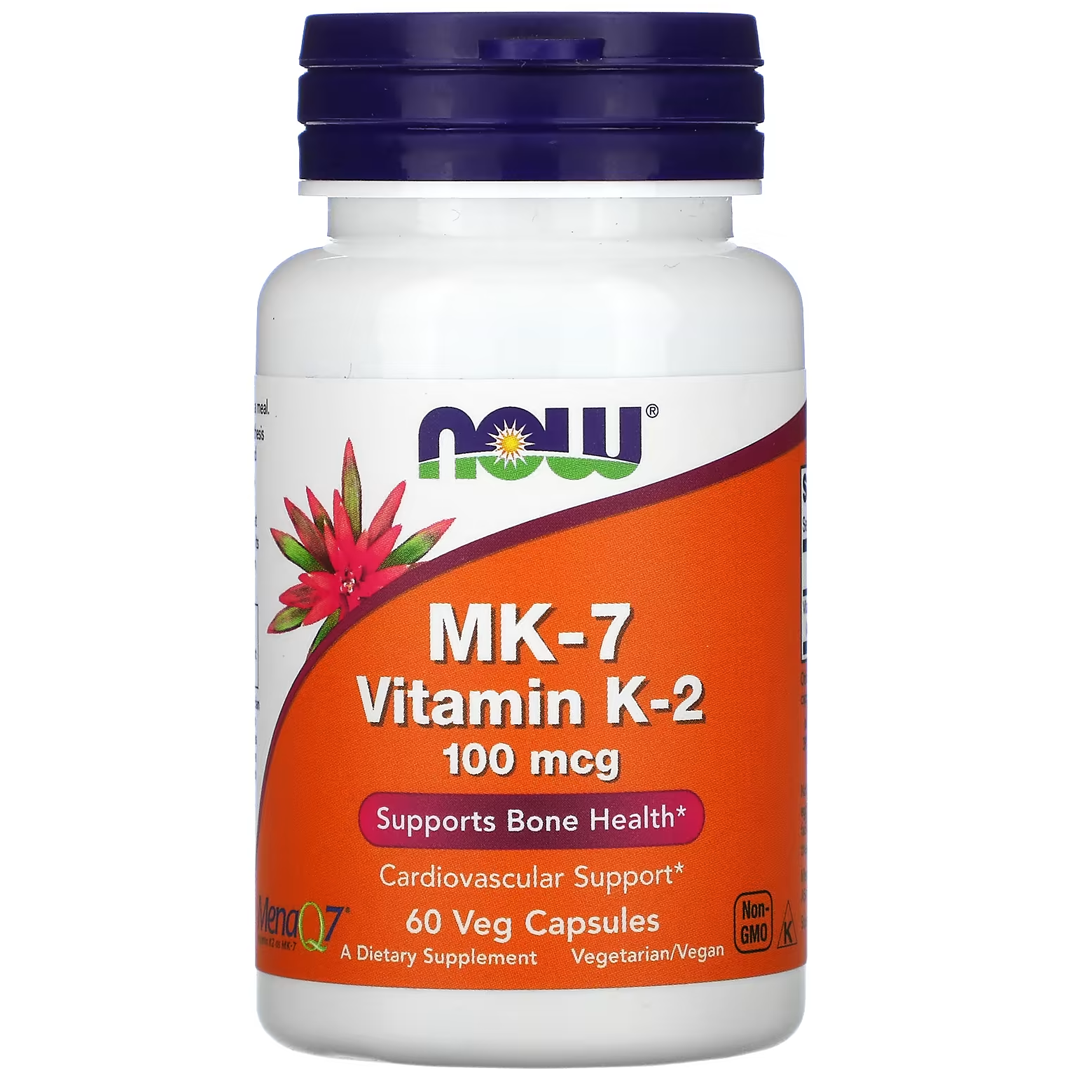 NOW VITAMIN K-2 (MK7) 100 მკგ 60 VCAPS