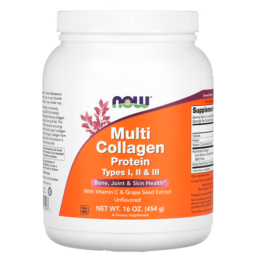 NOW MULTI COLLAGEN PWD (UNFLVR) 16 OZ