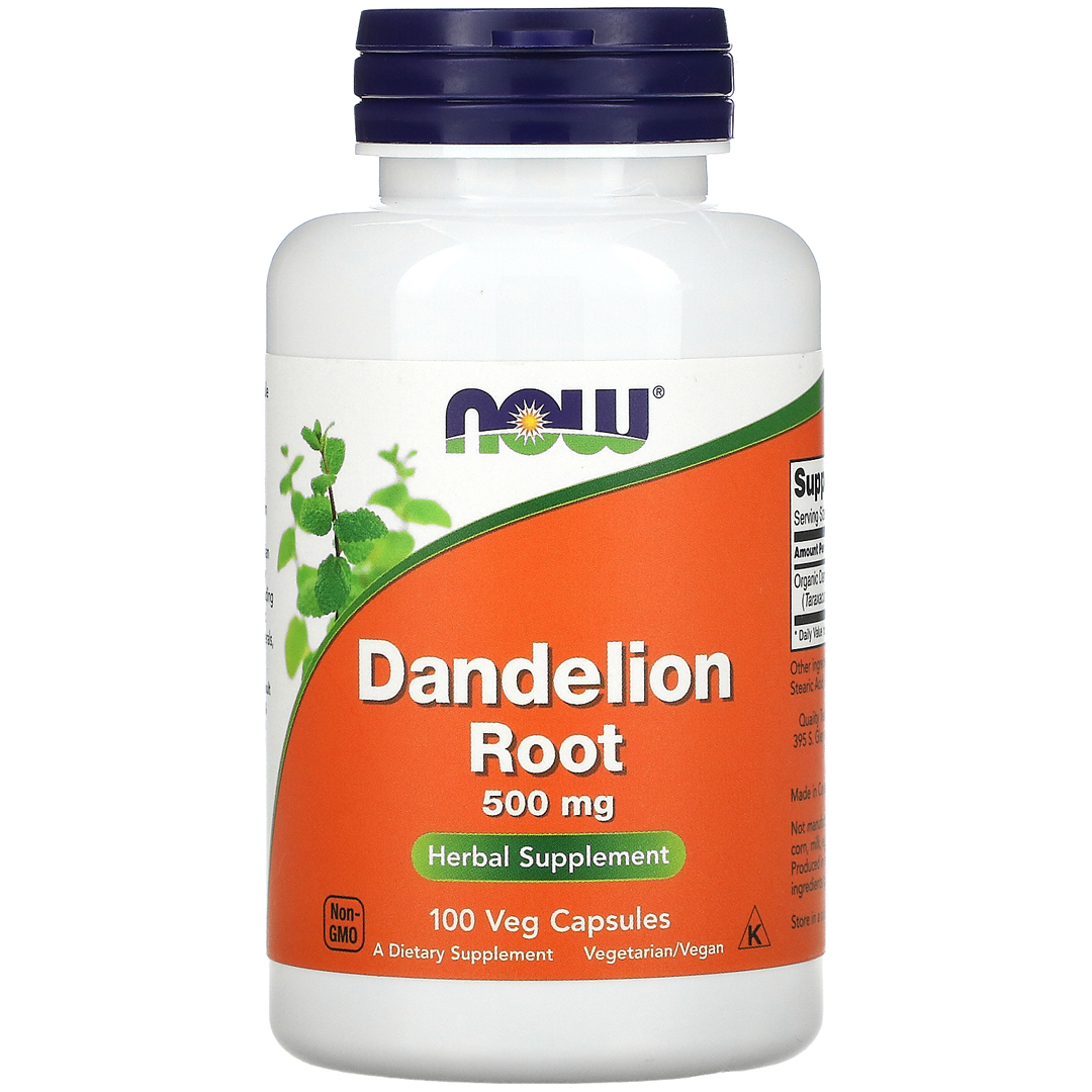 NOW DANDELION ROOT 500 მგ 100 VCAPS