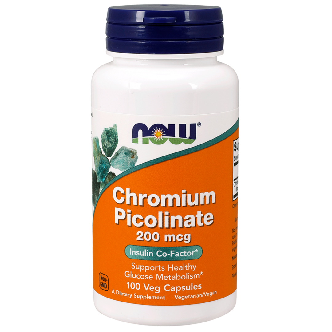 NOW CHROM PIC 200MCG 100 VCAPS