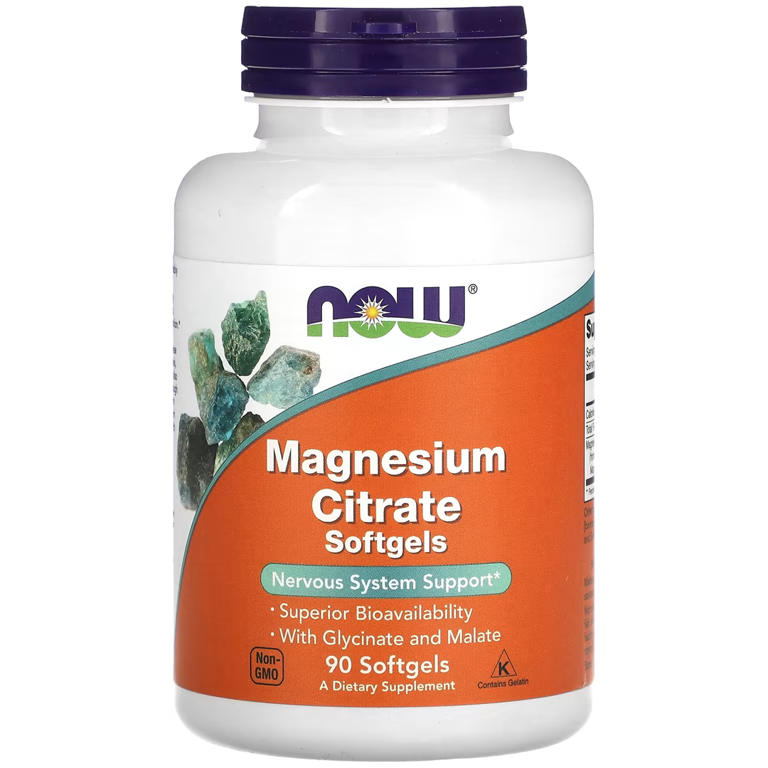 NOW MAGNESIUM CITRATE 134 მგ 90 SGELS