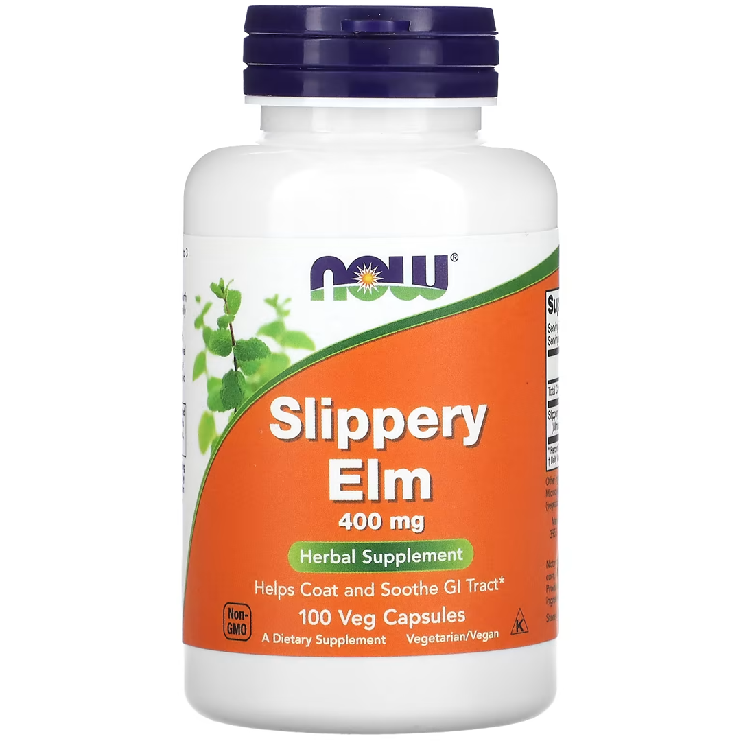 NOW SLIPERY ELM 400mg 100 VCAPS