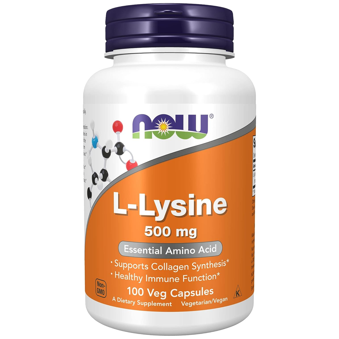 NOW LYSINE 500 მგ 100 VCAPS