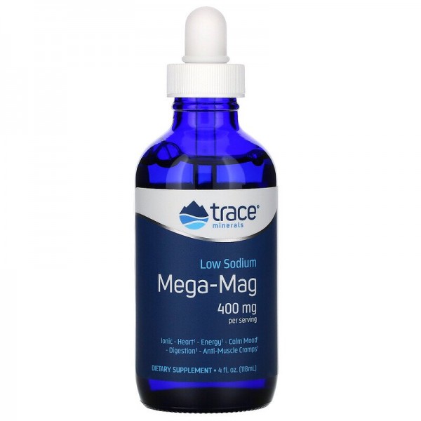 TRACE Minerals Liquid Mega-Mag (400 მგ) 4 უნცია