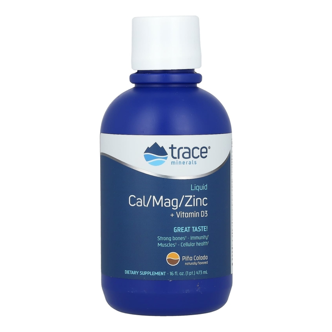 TRACE Minerals Cal/Mag/Zinc- Pina Colada 16 FL OZ