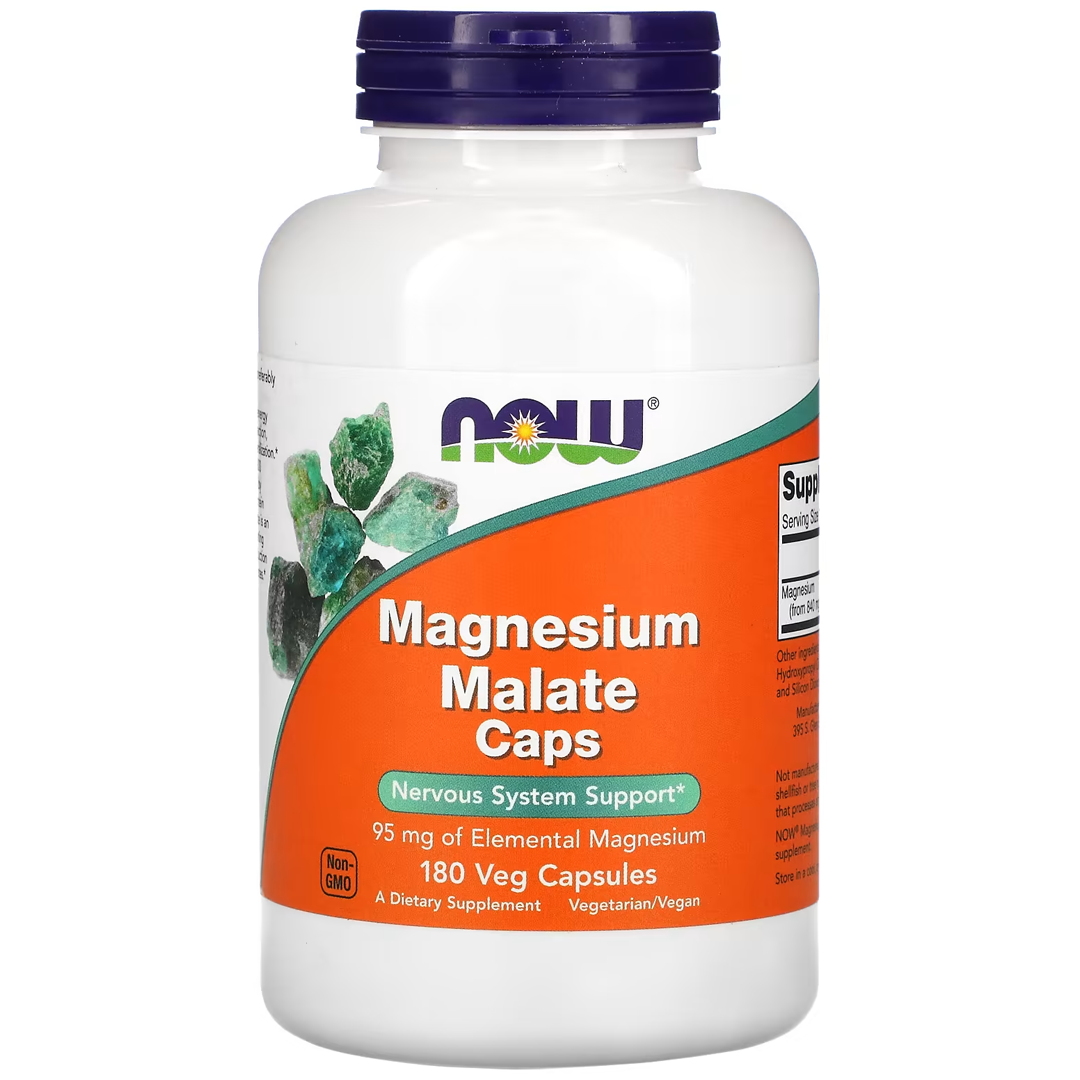 NOW MAGNESIUM MALATE CAPS 180 VCAPS