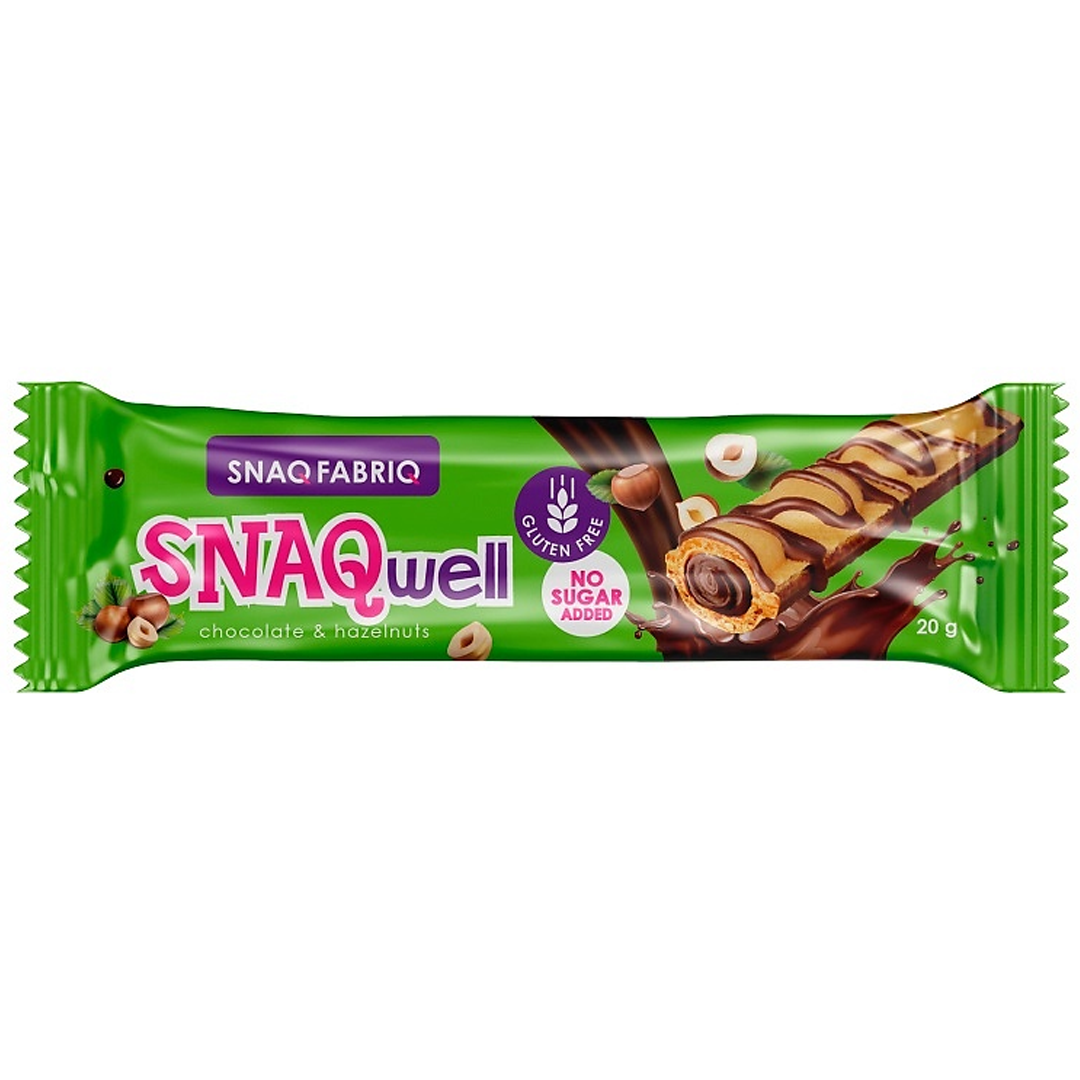 SNAQ FABRIQ მოჭიქული ვაფლის ბარი 20გრ