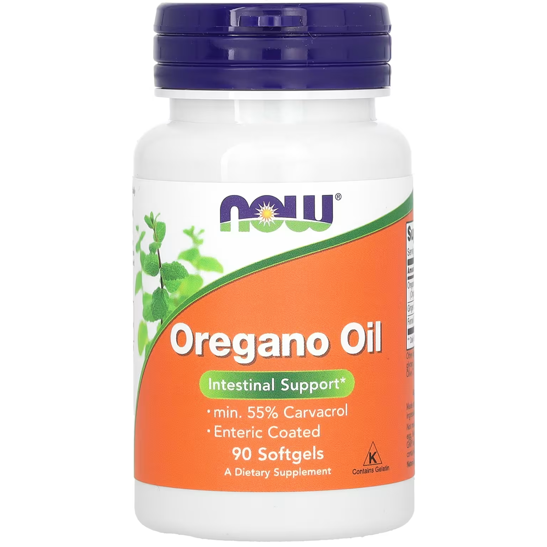 NOW OREGANO OIL ENTERIC 90 SGELS