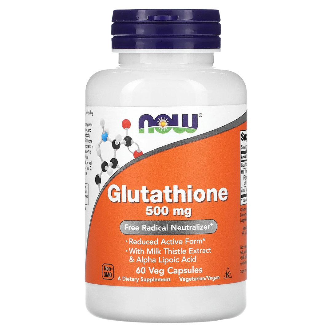 NOW GLUTATHIONE 500 მგ 60 VCAPS