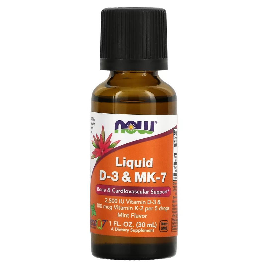 NOW LIQUID VIT D-3 & MK-7 1 FL OZ