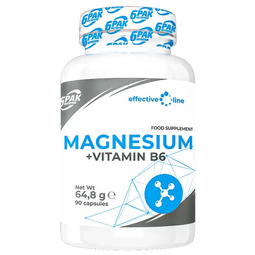 6PAK EL MAGNESIUM + VITAMIN B6 90cap