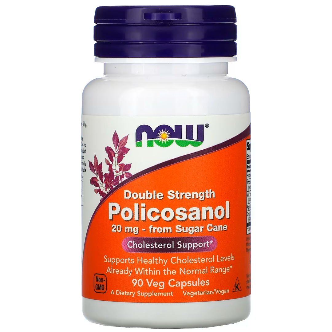 NOW POLICOSANOL 20MG PLUS 90 VCAPS