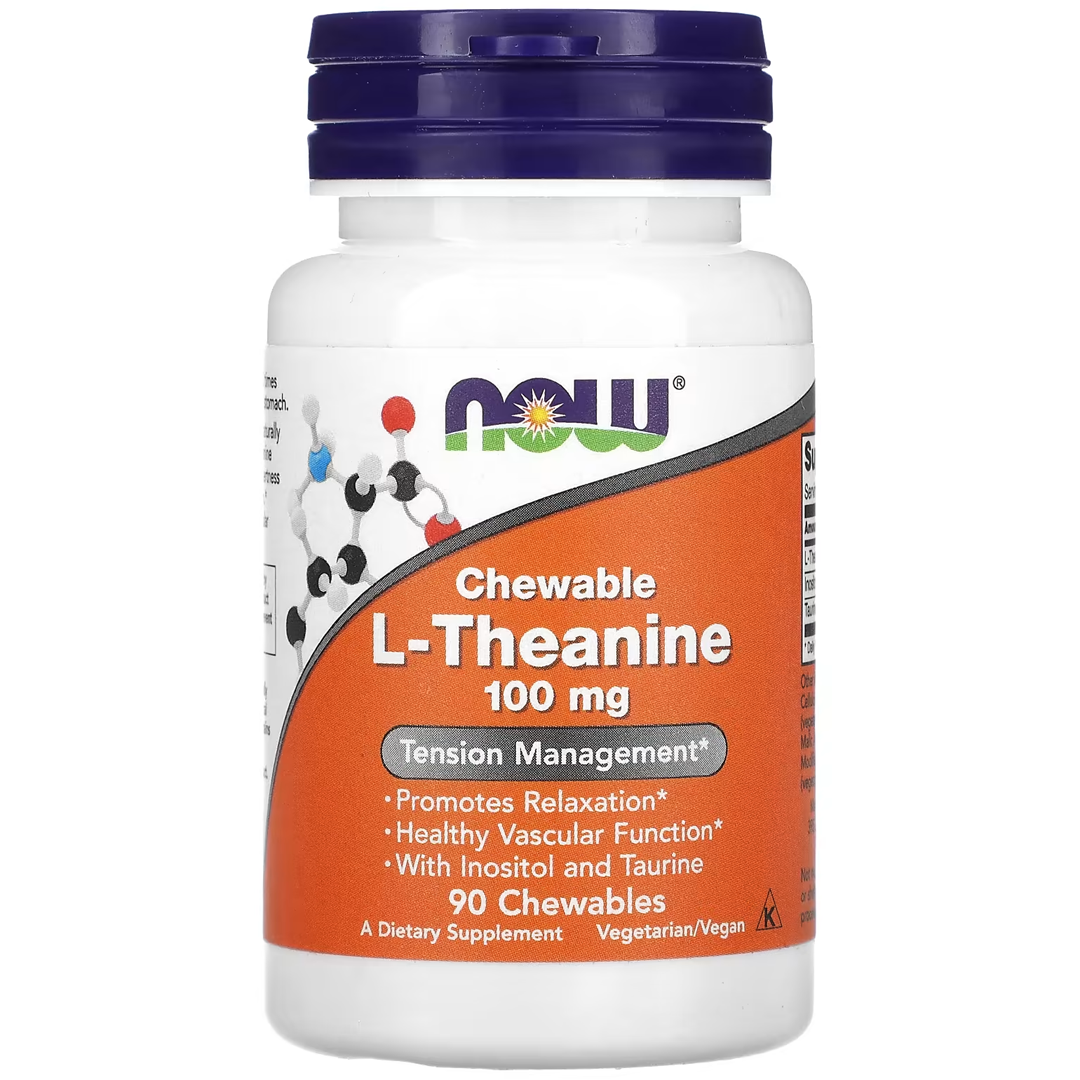 NOW L-THEANINE 100MG PLUS 90 LOZ