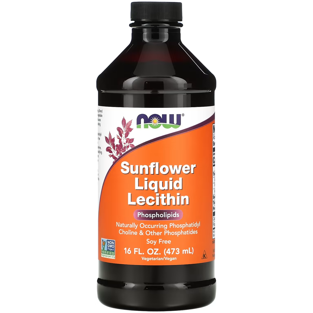 NOW SUNFLOWER LIQUID LECITHIN 16 FL OZ