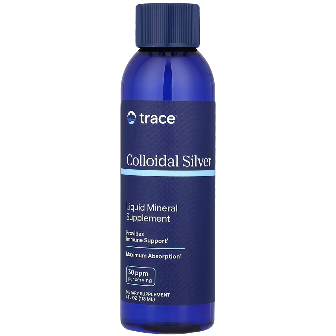 TRACE Minerals კოლოიდური ვერცხლი 30 PPM 4 უნცია