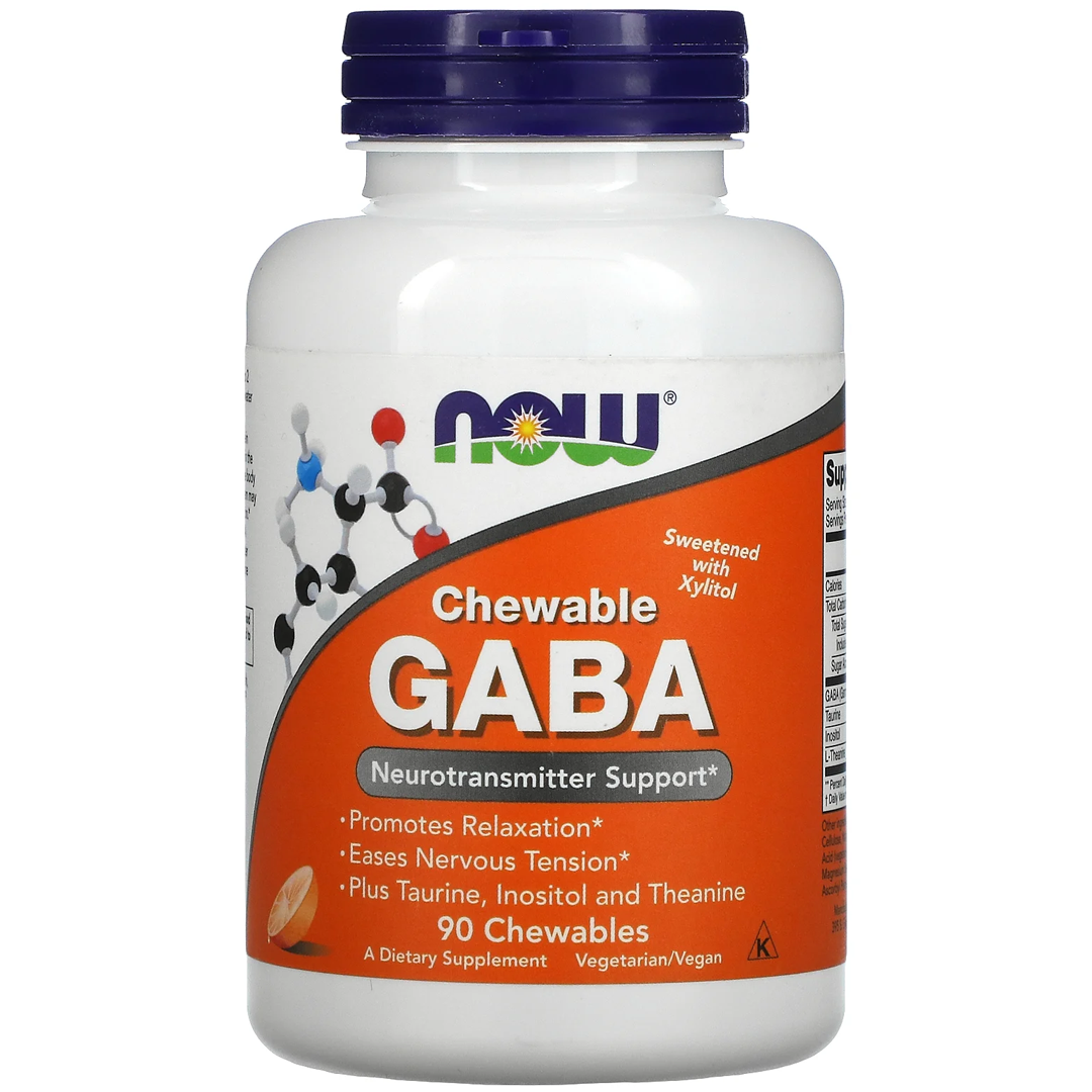NOW GABA 250 მგ 90 საღეჭი ტაბსი