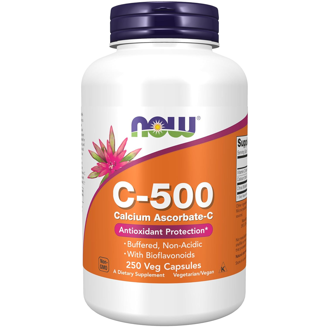 NOW C-500 ASCORBATE 250 VCAPS