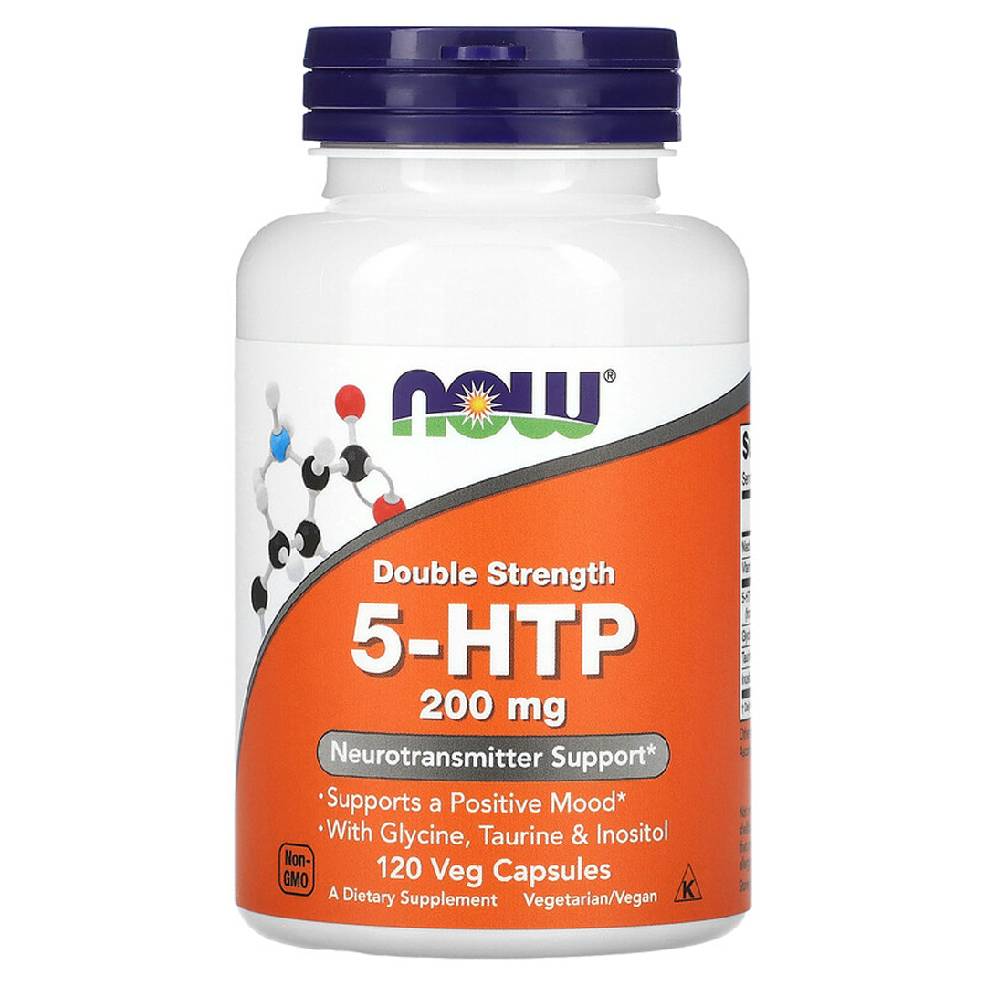 NOW 5-HTP 200MG 120VCAPS