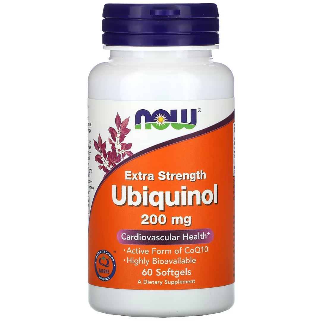 NOW UBIQUINOL 200MG 60 SGELS