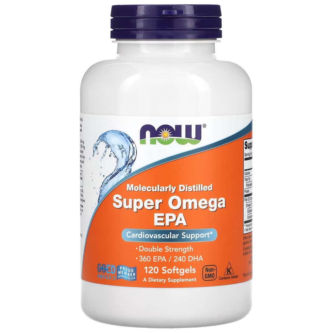 NOW Super Omega EPA 1200 მგ 360/240 120 SGELS