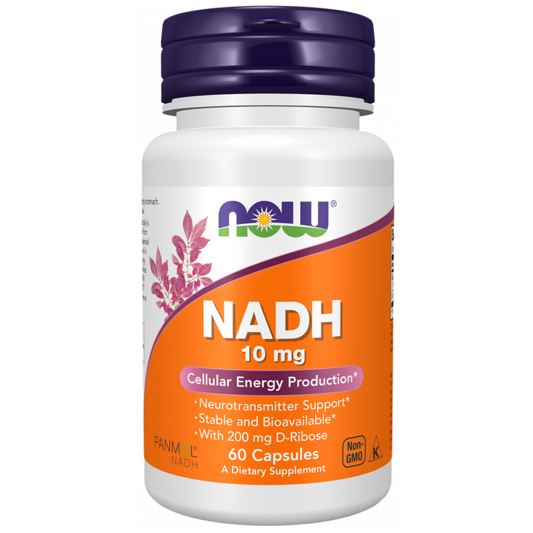 ახლა NADH 10 მგ 200 მგ RIBOSE 60 VCAPS-ით