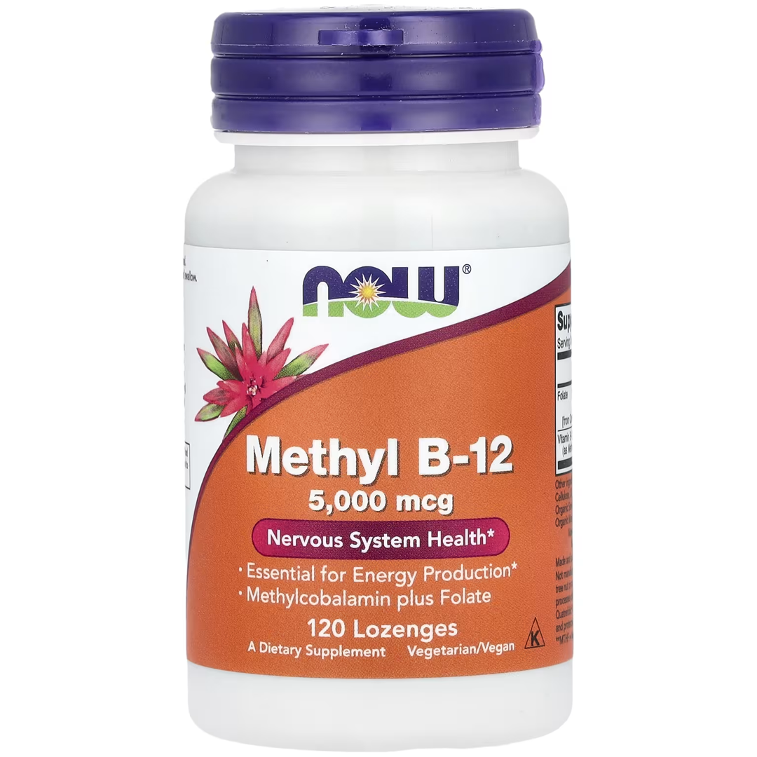NOW METHYL B-12 5000mcg 120 LOZ