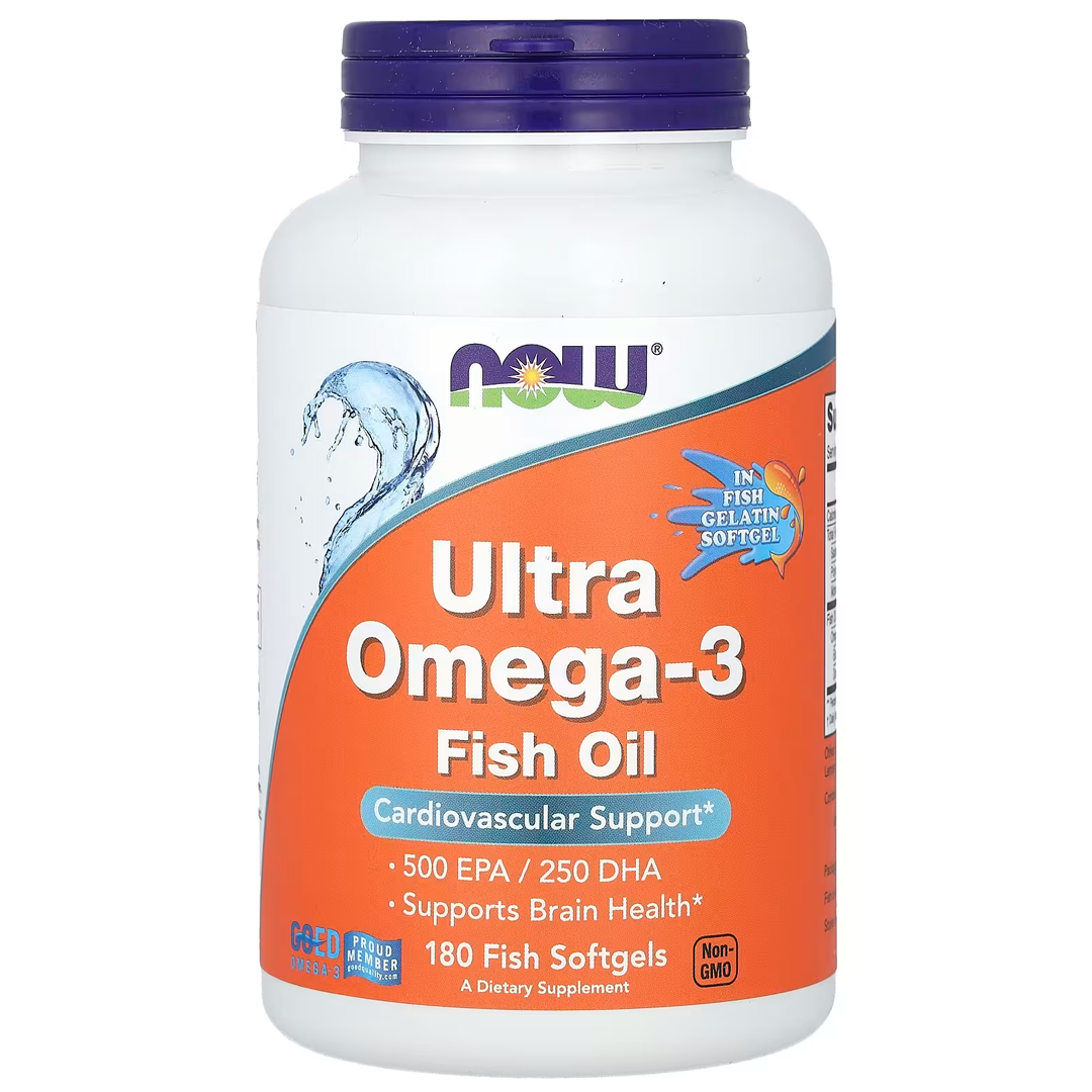 NOW ULTRA OMEGA-3 FO 500/250 180 FSG