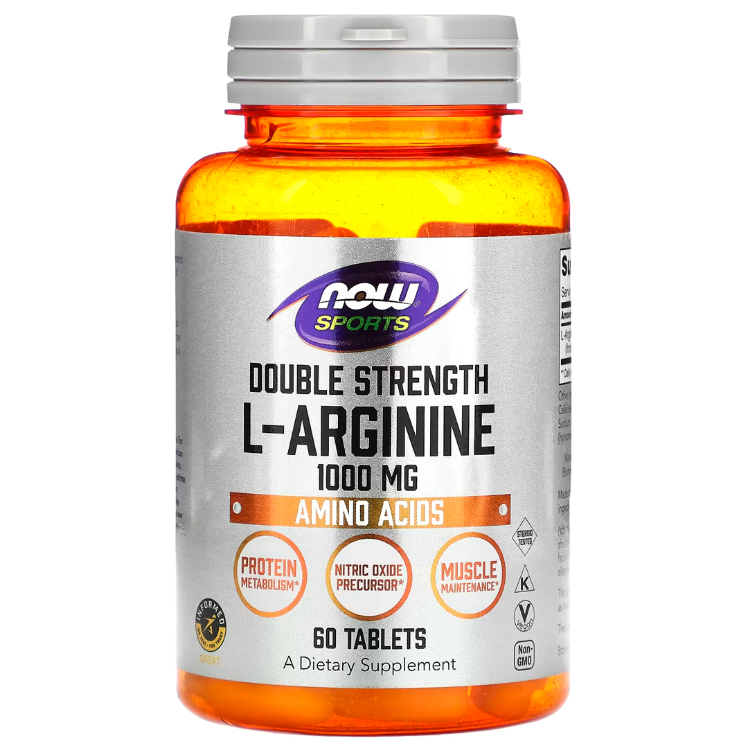 NOW ARGININE 1000 მგ 60 TABS
