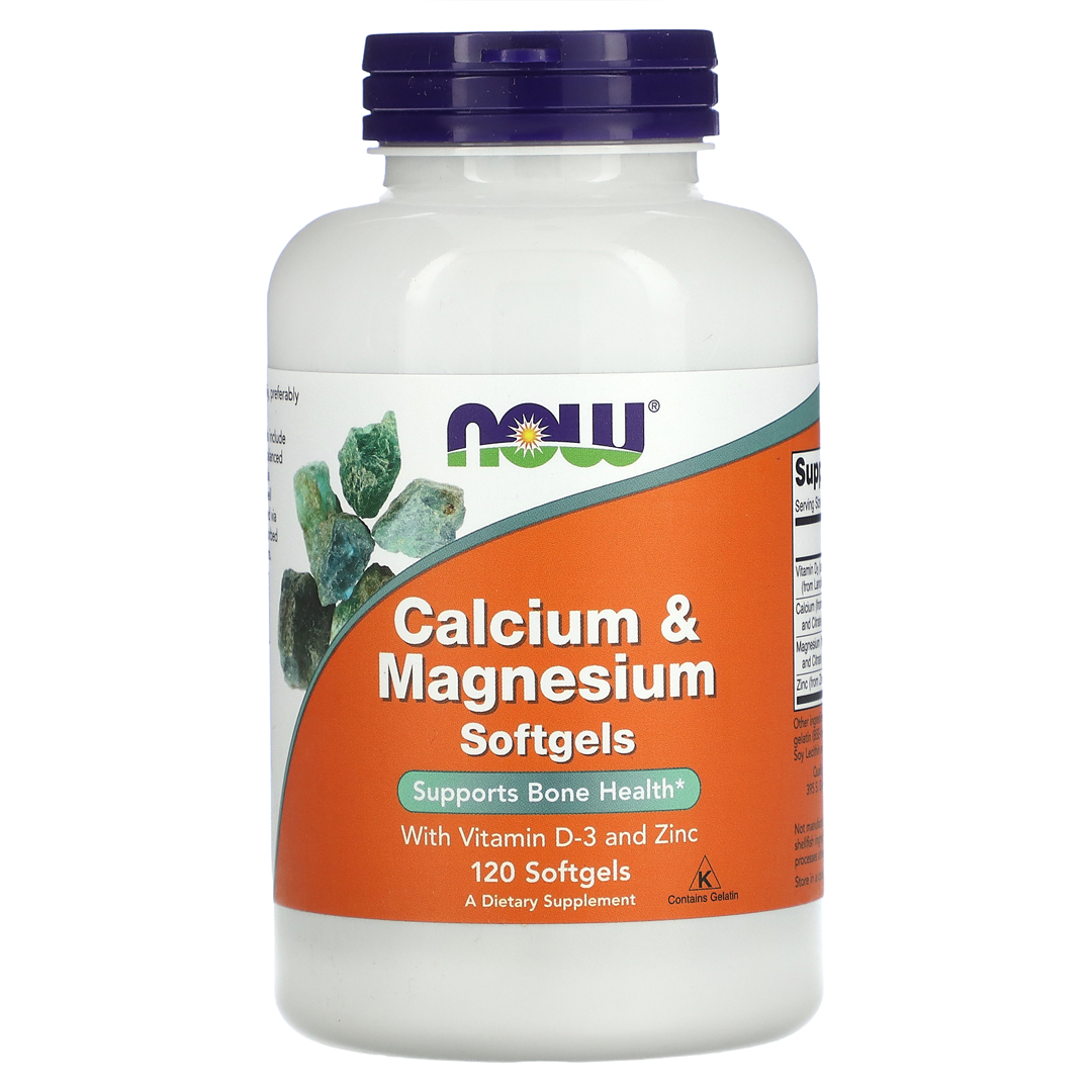 NOW CAL-MAG + D SOFTGELS 120 SGELS