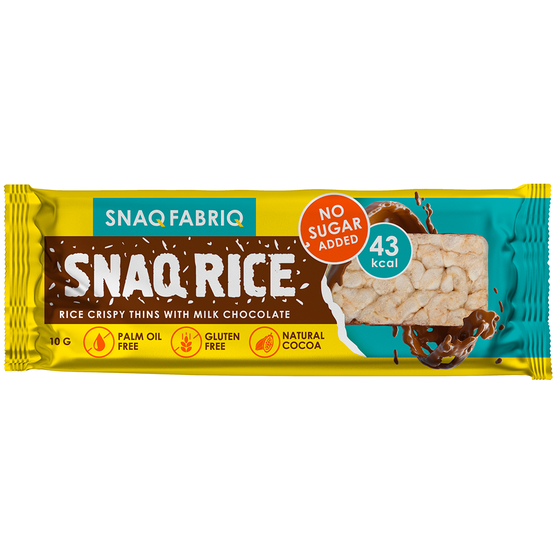 SNAQ FABRIQ ბრინჯი ხრაშუნა რძიანი შოკოლადით 10გრ