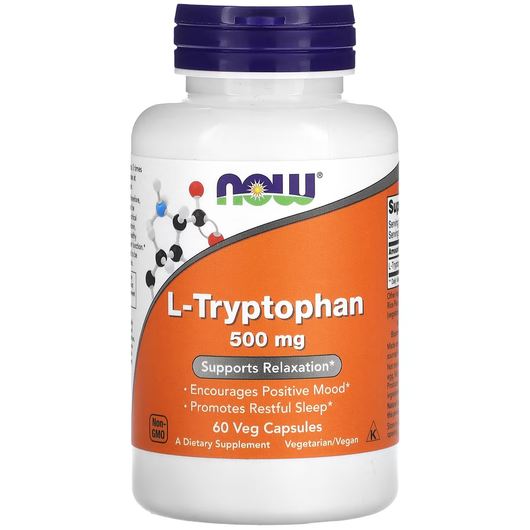 NOW L-TRYPTOPHAN 500MG 60 VCAPS