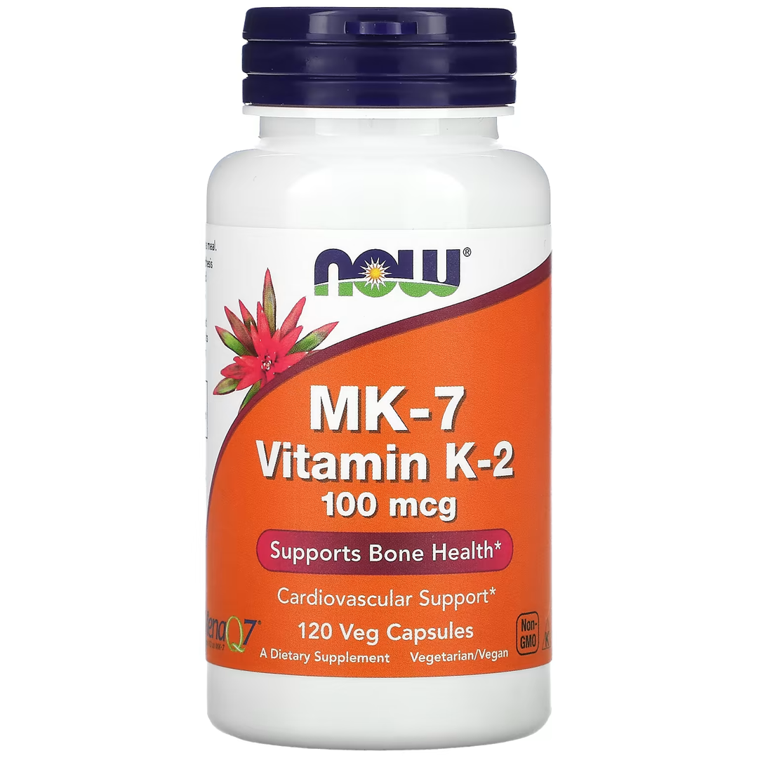 NOW VITAMIN K-2 (MK7) 100 მკგ 120 VCAPS