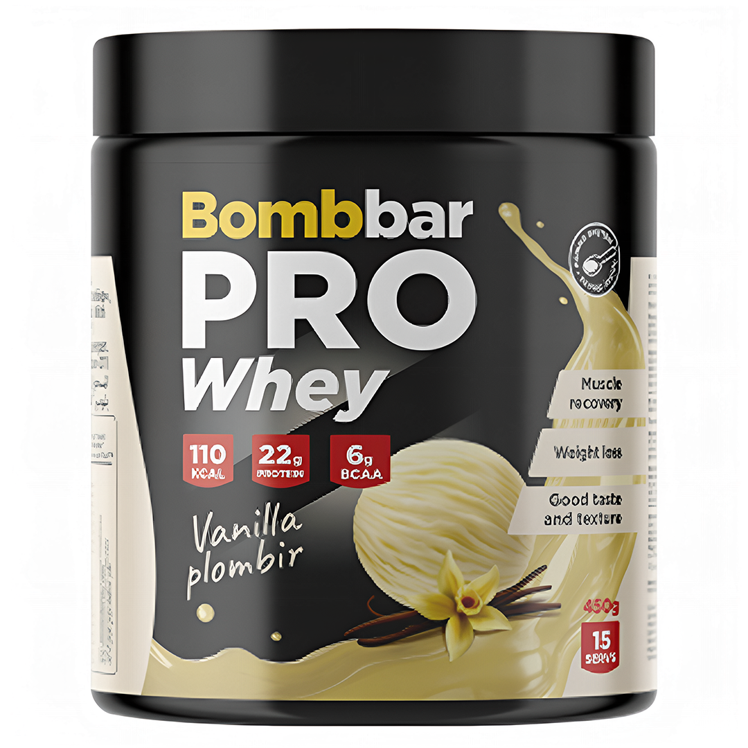 BOMBBAR Whey Protein Powder Drink Mix 450გ