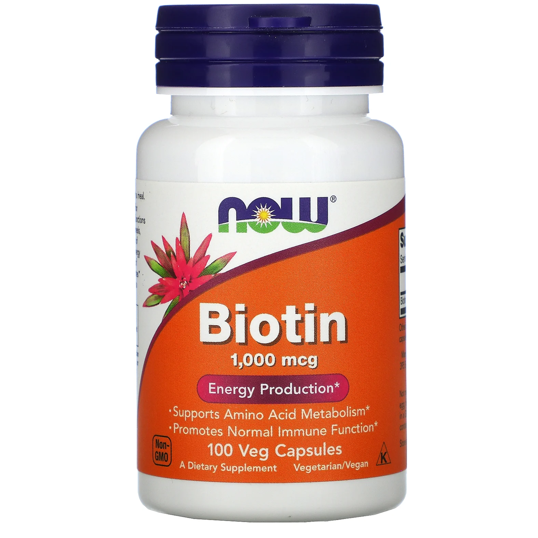 NOW BIOTIN 1000mcg 100 VCAPS