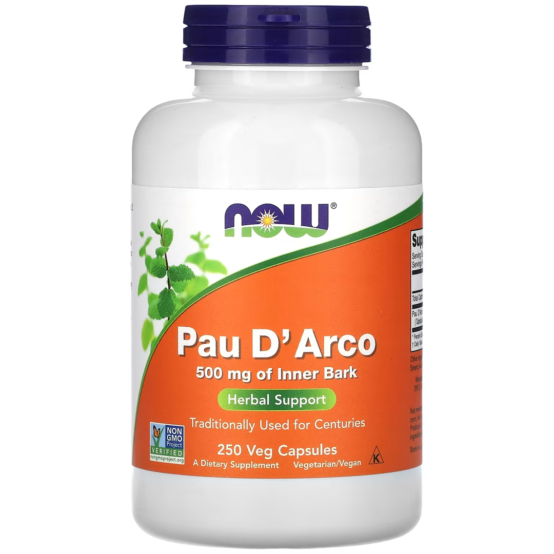 NOW PAU D' ARCO 500 მგ 250 VCAPS